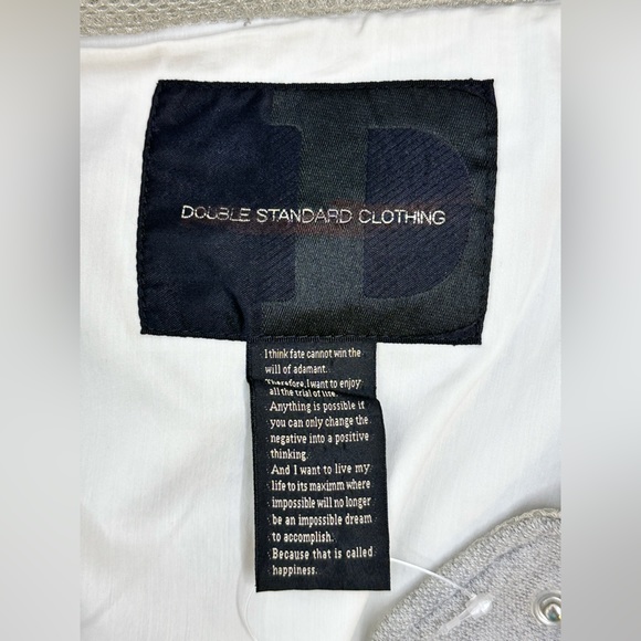 NWOT DOUBLE STANDARD CLOTHING jacket - Picture 2 of 16